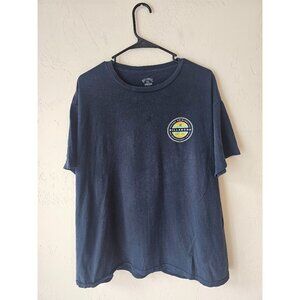 Billabong Mens X-Large Navy Graphic T-Shirt With Turks & Caicos Design